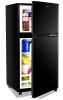 KRIB BLING 3.5Cu.Ft Compact Refrigerator Mini Fridge with Freezer, Small Refrigerator with 2 Door, 7 Level Thermostat Removable Shelves for Kitchen